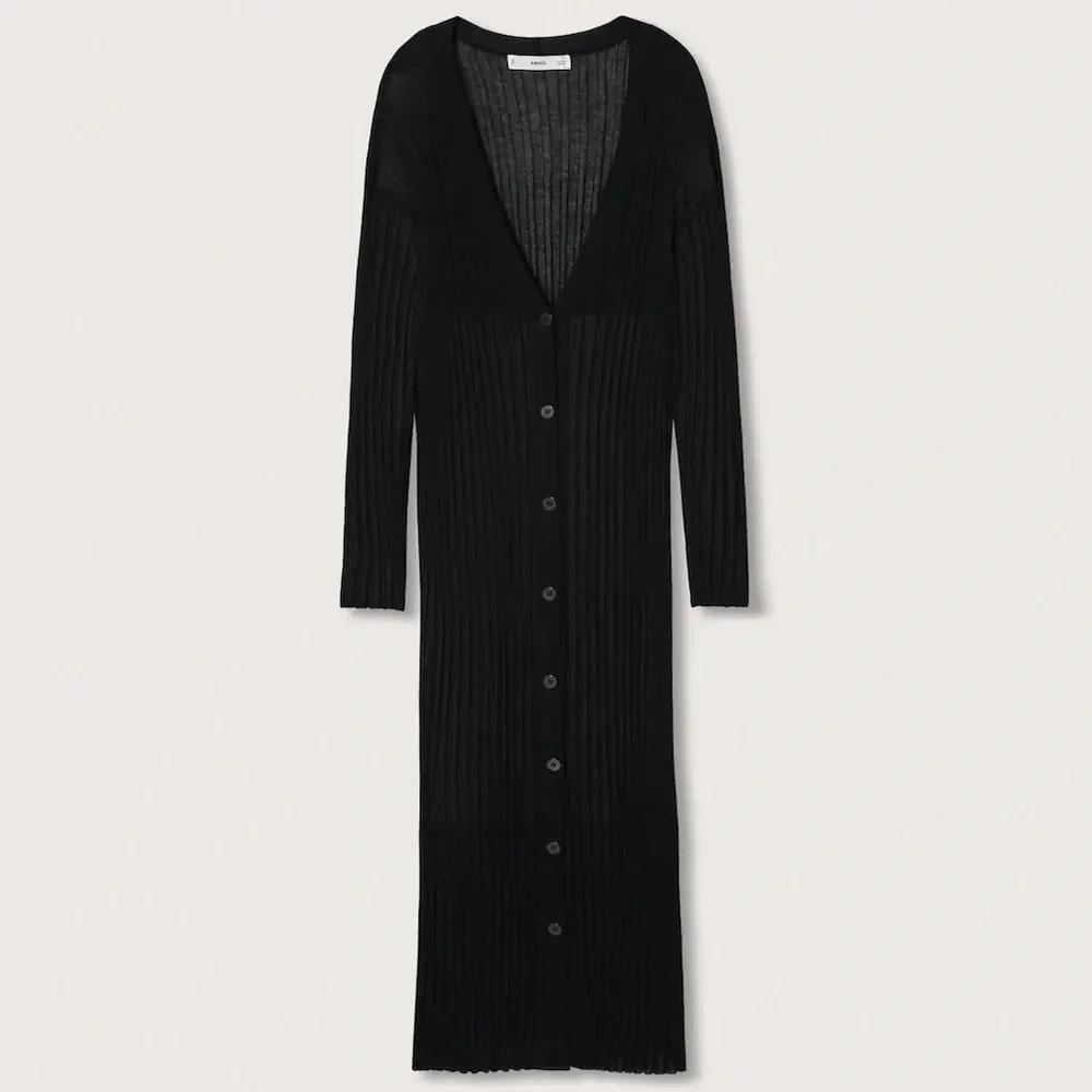 Mango Ribbed Long Cardigan - Picture 7 of 7